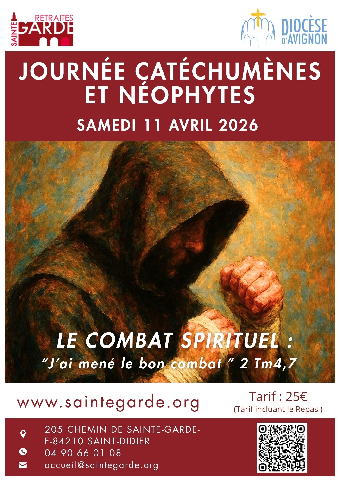 Affiche combat spirituel 11 avril