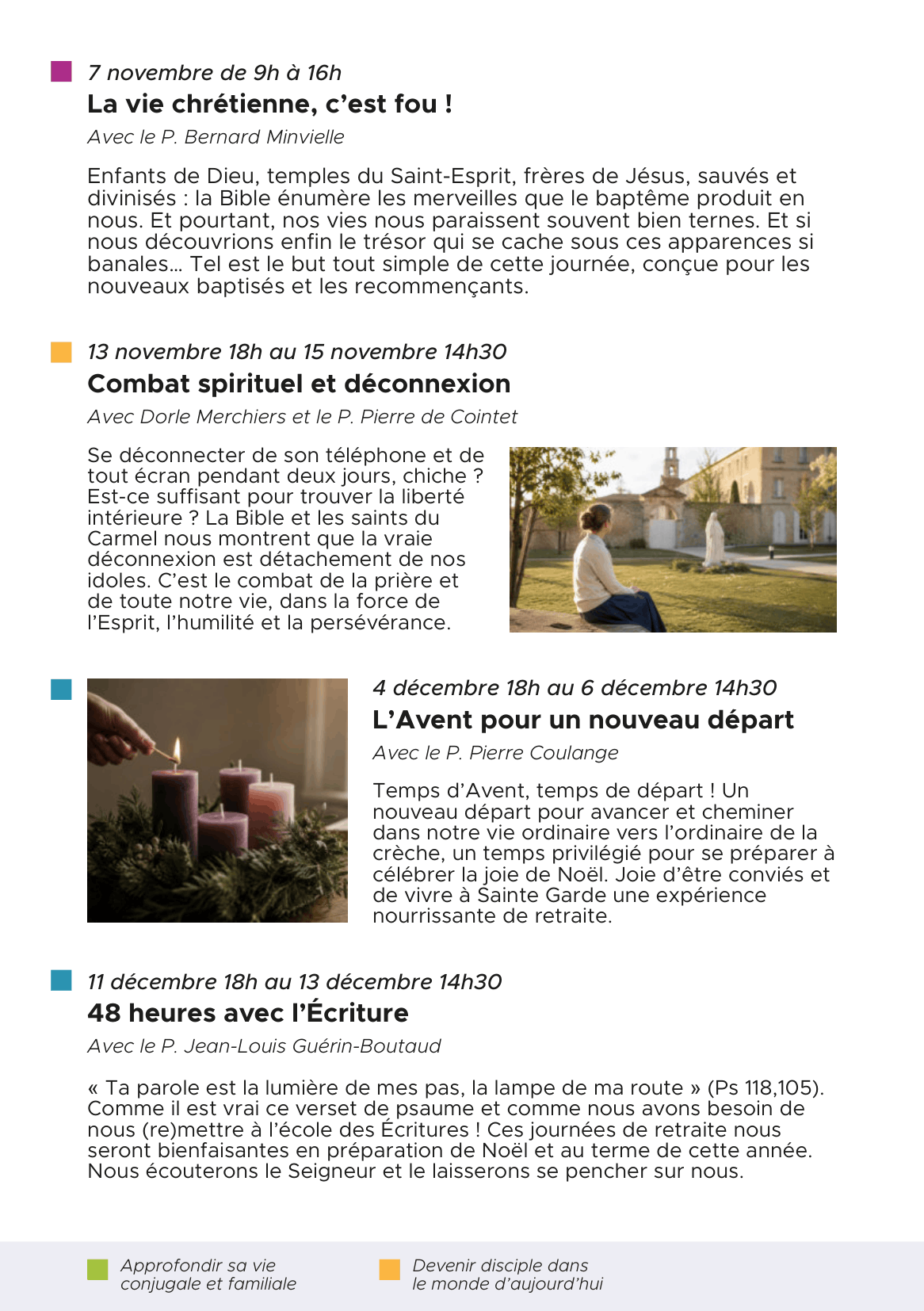 Programme Centre spirituel Notre-Dame de Vie-3