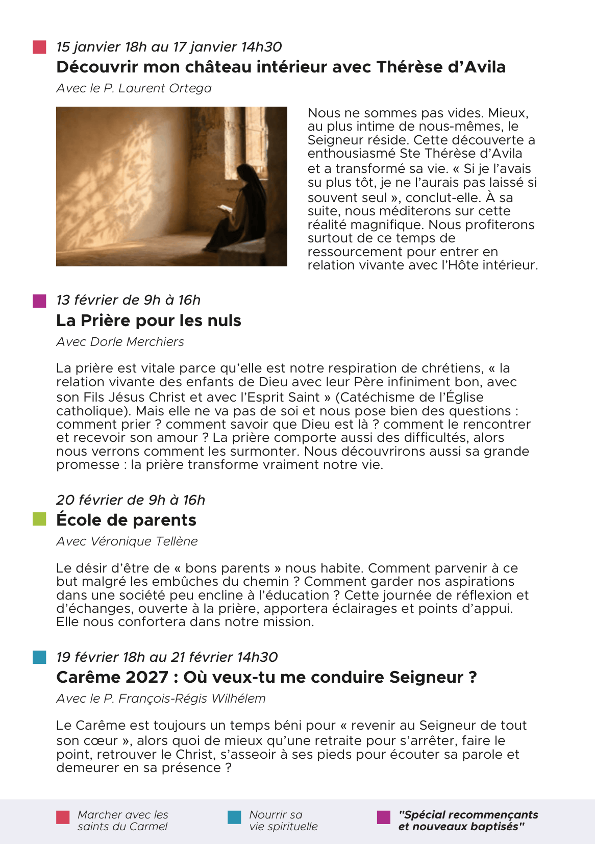 Programme Centre spirituel Notre-Dame de Vie-4